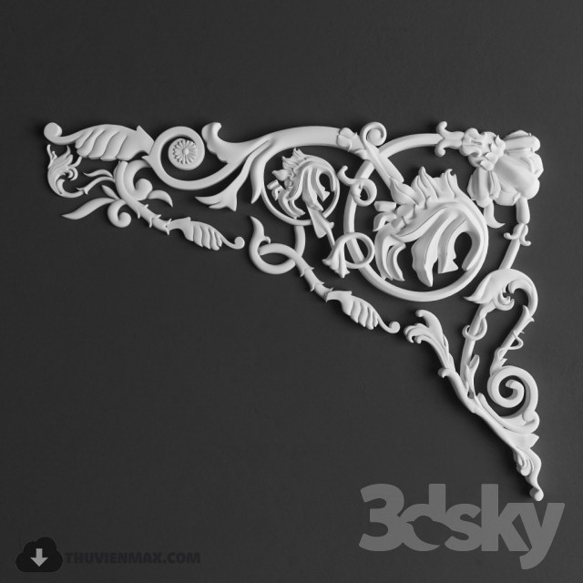 Decorative element_C1 3DS Max - thumbnail 3