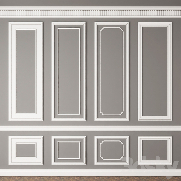 Decorative molding_01 3DS Max - thumbnail 1