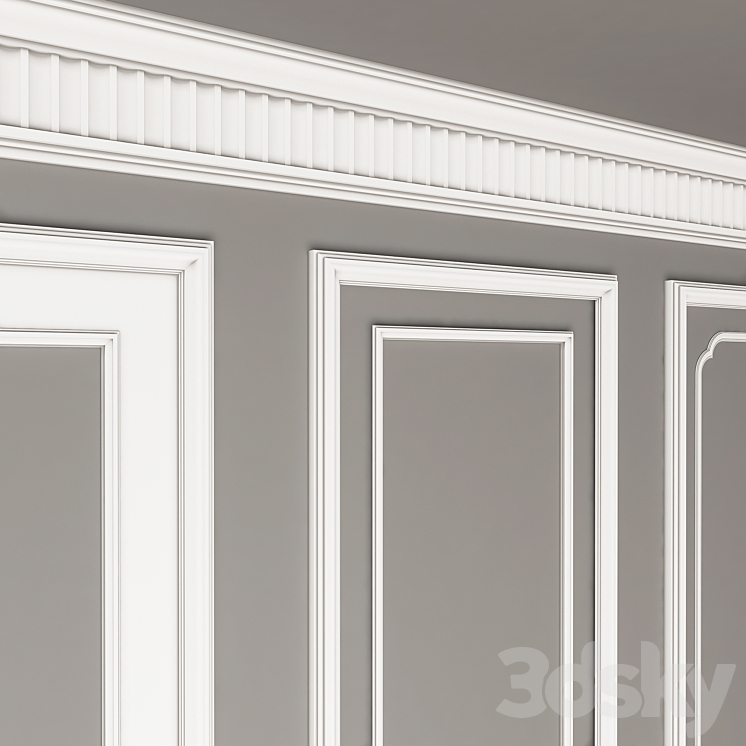 Decorative molding_01 3DS Max - thumbnail 2