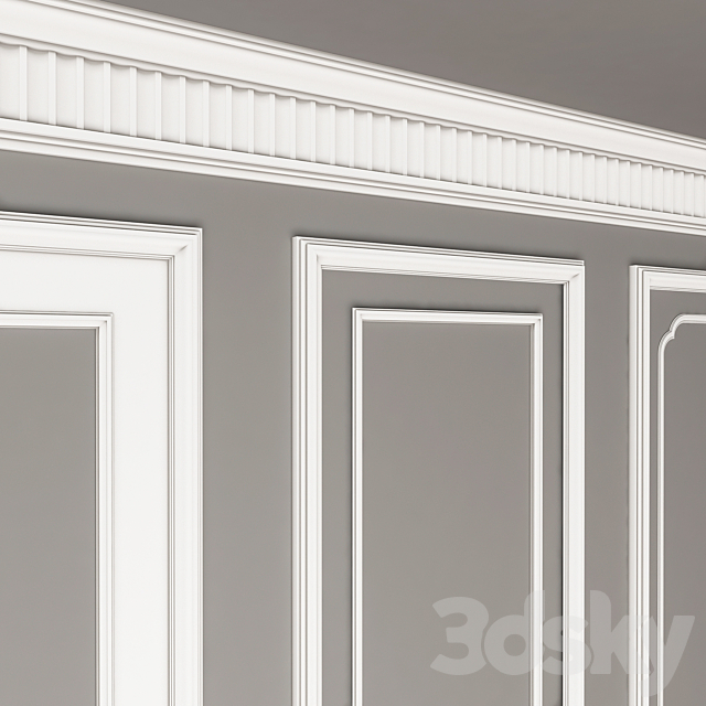 Decorative molding_01 3DSMax File - thumbnail 2