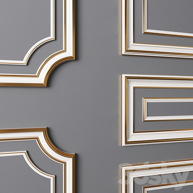 Decorative molding_010 3DSMax File - thumbnail 2