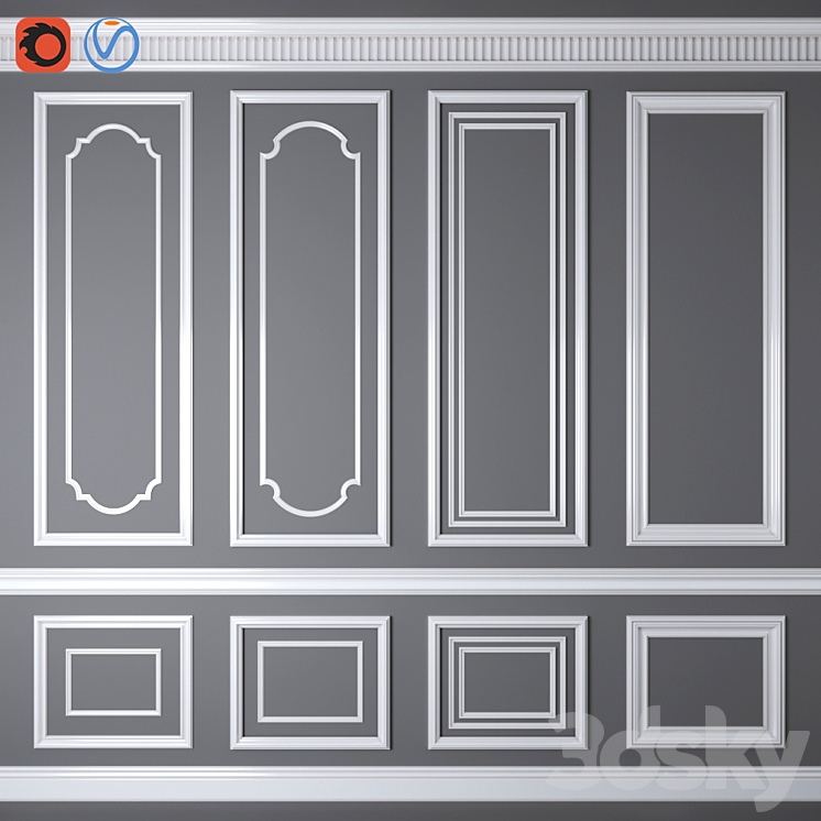 Decorative molding_08 3DS Max - thumbnail 1