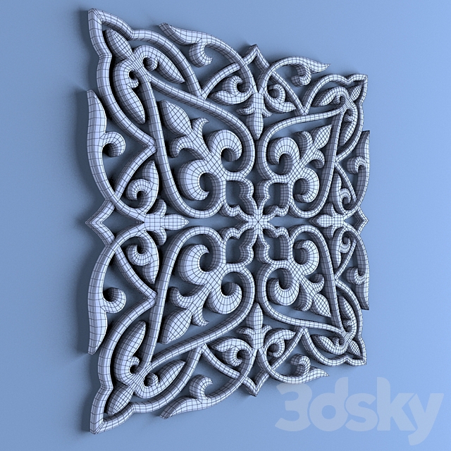 Decorative panel – 01 3DSMax File - thumbnail 2