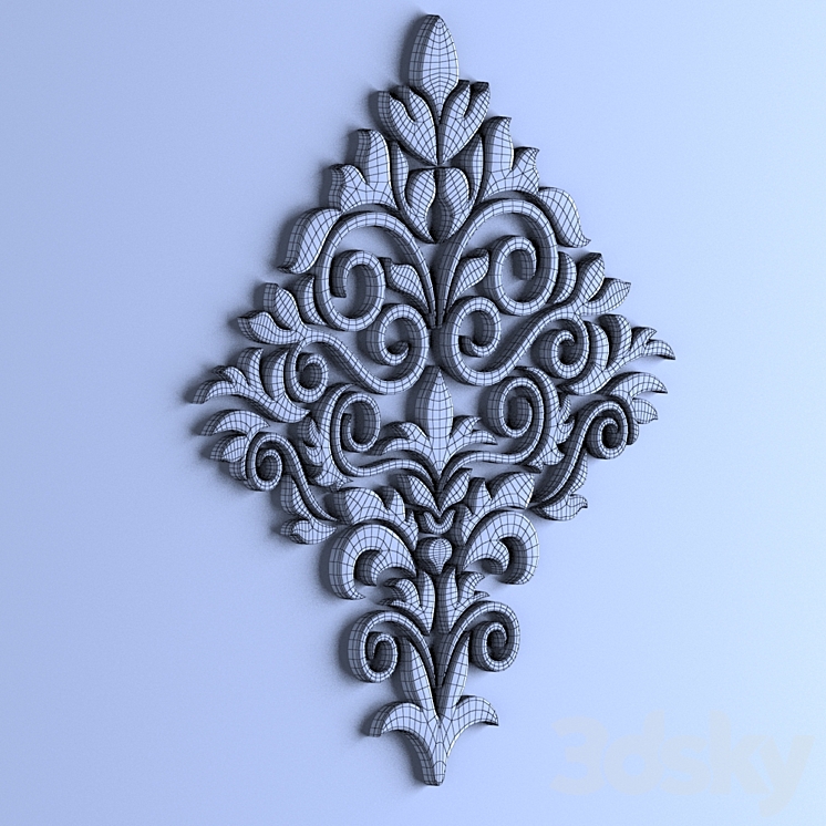 Decorative panel – 03 3DS Max - thumbnail 2