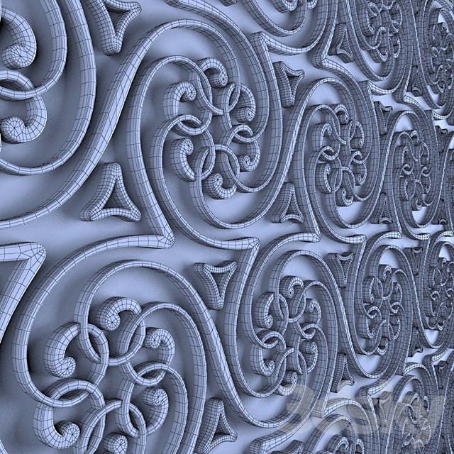 Decorative panel – 04 3DS Max Model - thumbnail 2