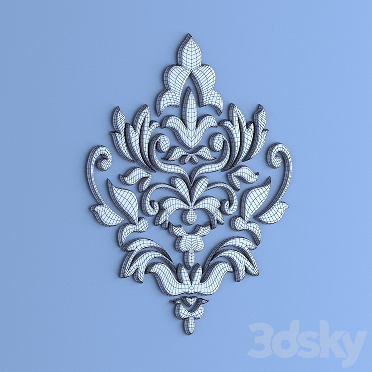 Decorative panel – 05 3DS Max - thumbnail 2