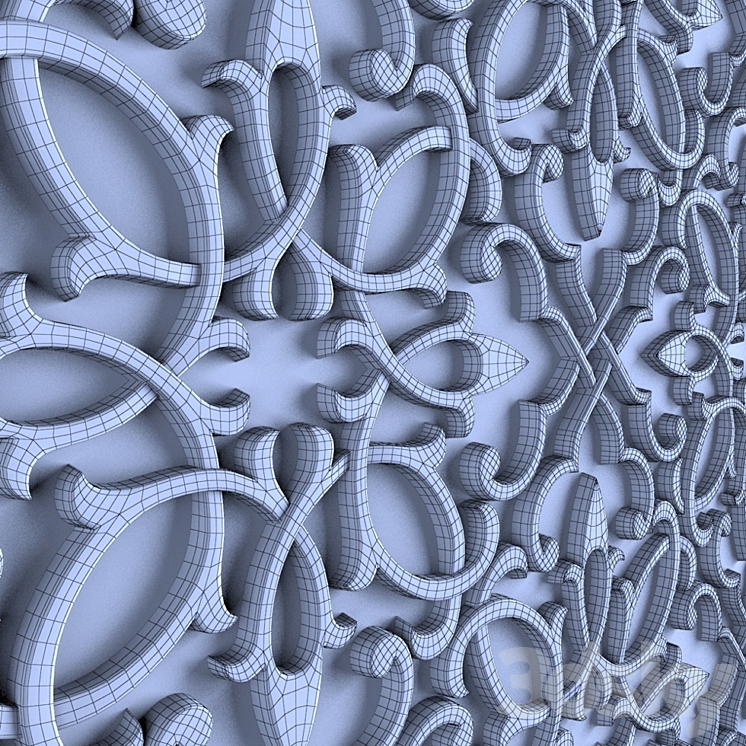 Decorative panel – 09 3DS Max - thumbnail 2