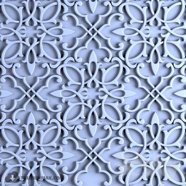 Decorative panel – 09 3DS Max - thumbnail 3