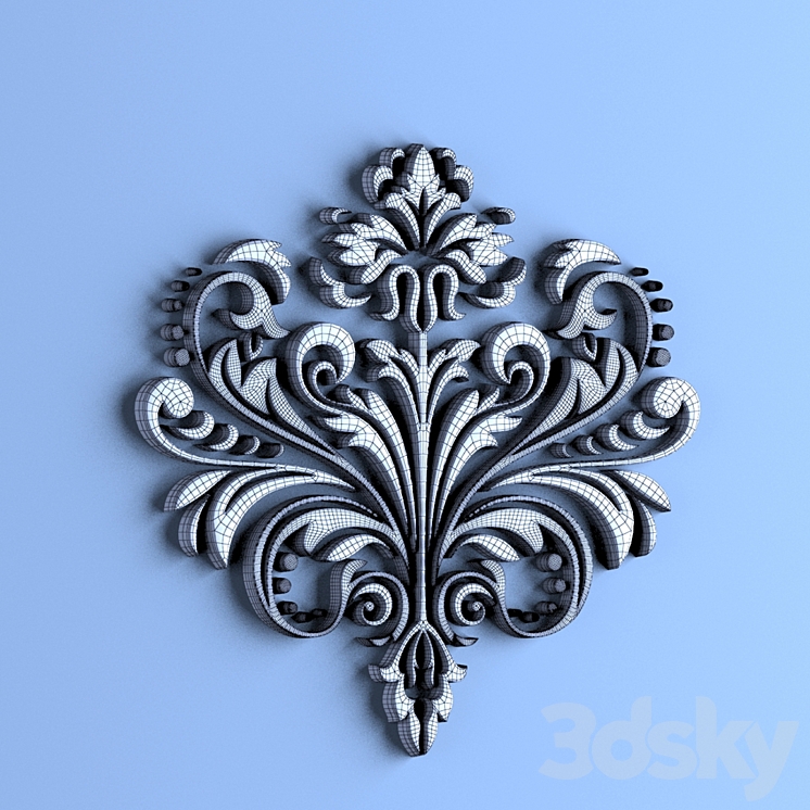 Decorative panel – 15 3DS Max - thumbnail 2