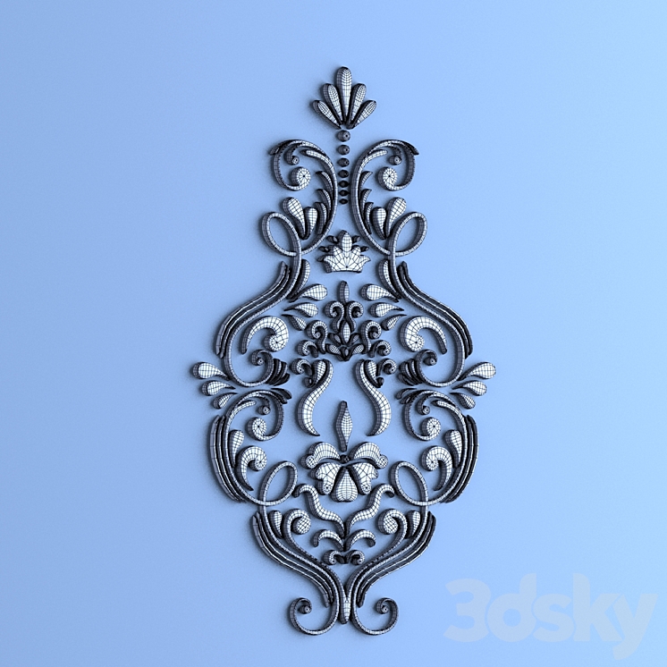 Decorative panel – 16 3DS Max - thumbnail 2