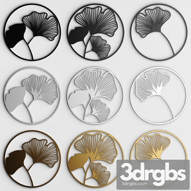 Decorative Panel Trio 1 3dsmax Download - thumbnail 1