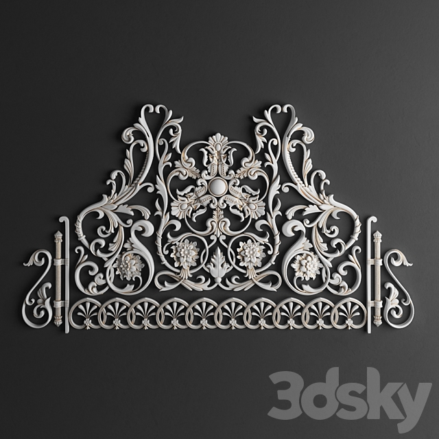 Decorative Panels 3DS Max Model - thumbnail 1