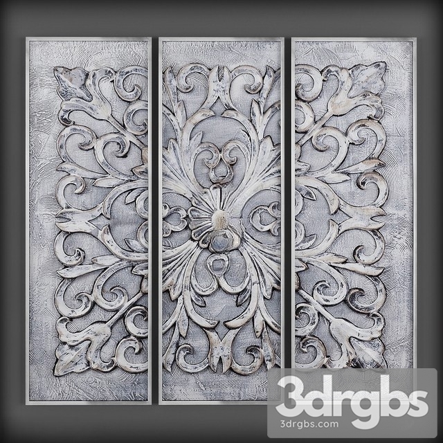 Decorative Plaster 02 3dsmax Download - thumbnail 1