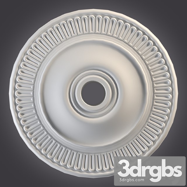 Decorative plaster Ceiling outlet_1 3dsmax Download - thumbnail 1