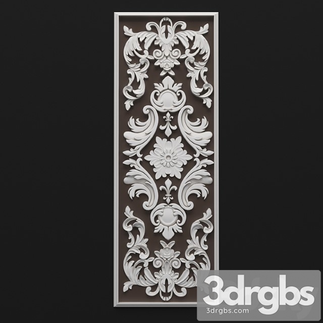 Decorative plaster Stucco 20 3dsmax Download - thumbnail 1