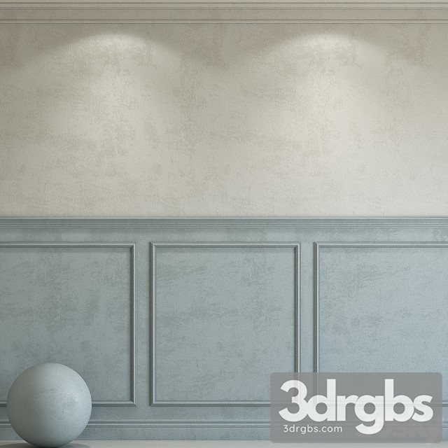 Decorative Plaster With Molding 100 3dsmax Download - thumbnail 1