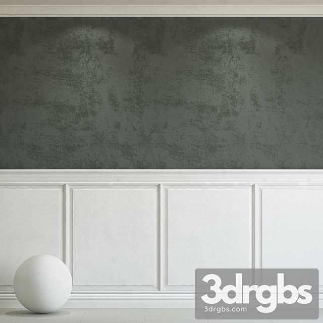 Decorative Plaster With Molding 249 3dsmax Download - thumbnail 1