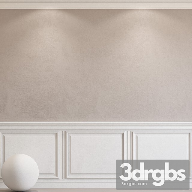 Decorative Plaster With Molding 58 3dsmax Download - thumbnail 1