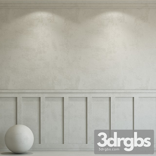 Decorative Plaster With Molding 99 3dsmax Download - thumbnail 1