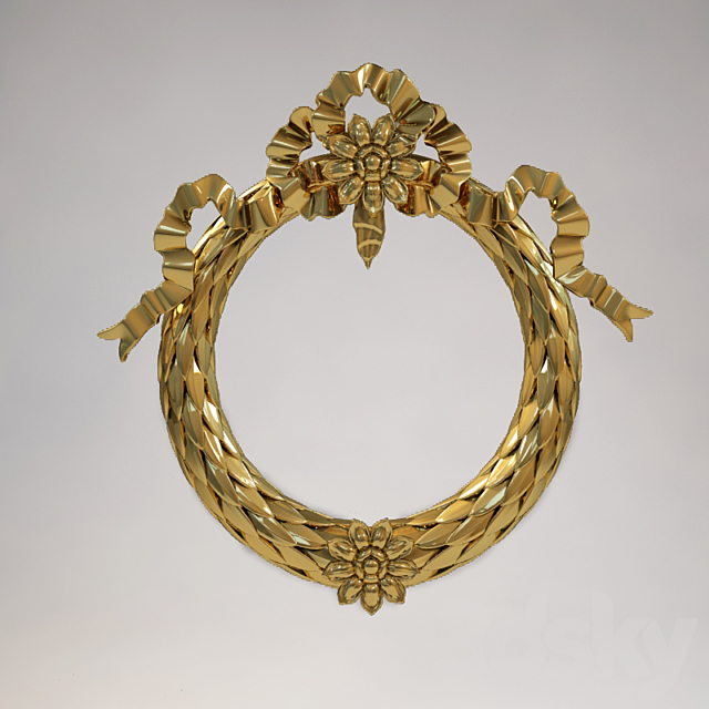 decorative wreath 3ds Max - thumbnail 1