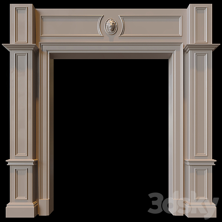 Door portal Clive Christian 3DS Max - thumbnail 1