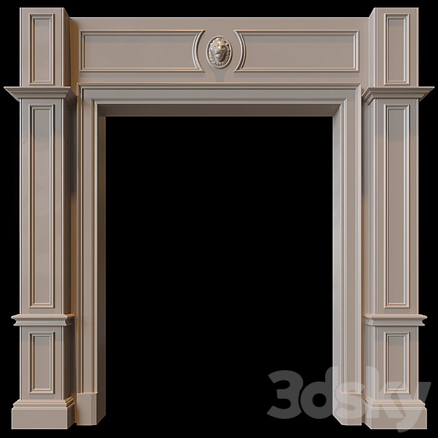 Door portal Clive Christian 3DSMax File - thumbnail 1