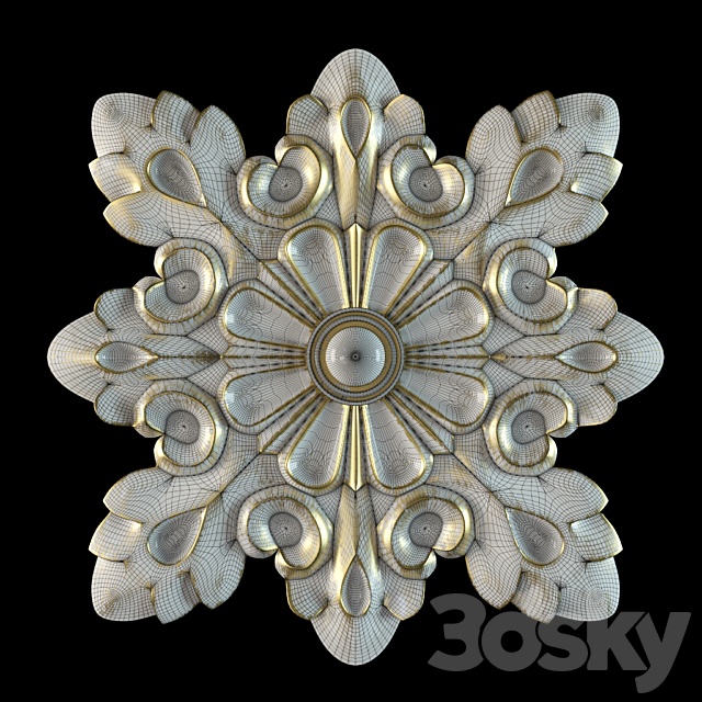 element of decor 3ds Max - thumbnail 1