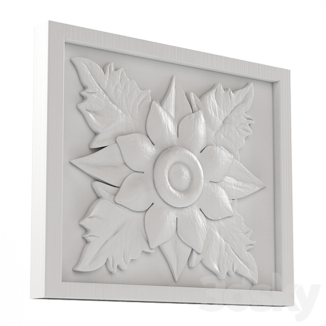 Flower Panel 3DSMax File - thumbnail 1