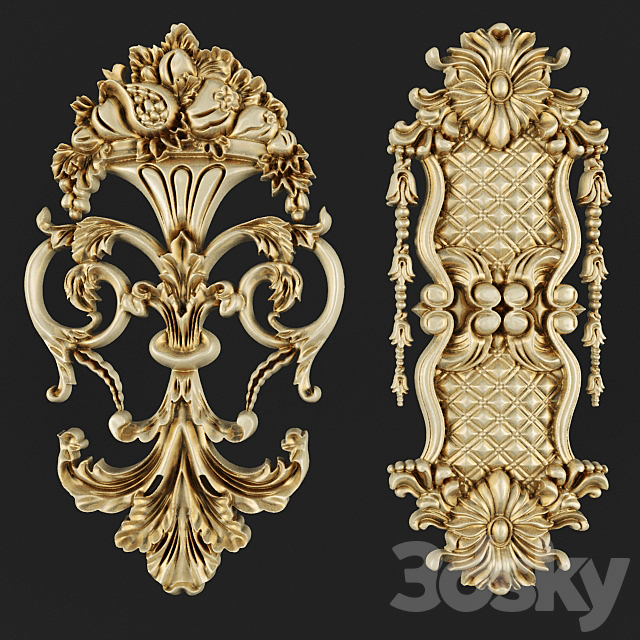 Fretwork. Carving. 3ds Max - thumbnail 1