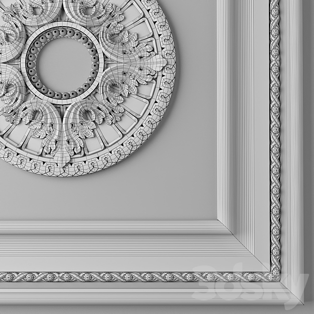 Fretwork Peterhof 3DS Max Model - thumbnail 2