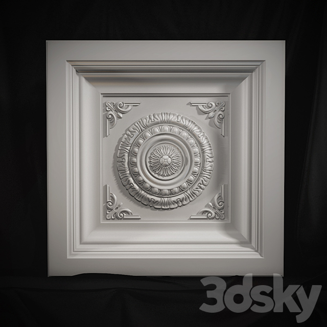 Gaudi Decor R4047 3ds Max - thumbnail 1