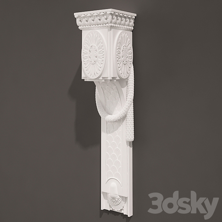 Holder Antique Style 4117 3DS Max - thumbnail 1