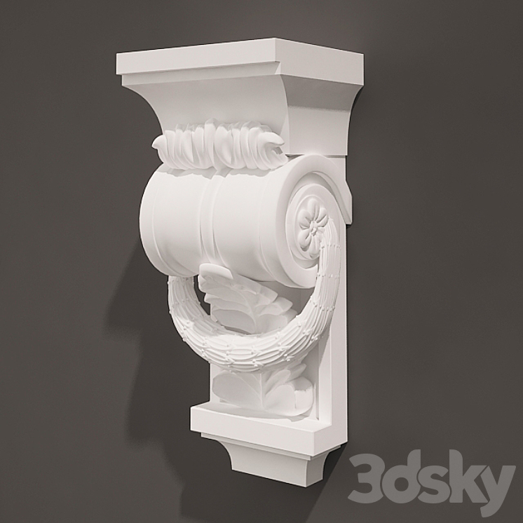 Holder Antique Style 4168 3DS Max - thumbnail 1