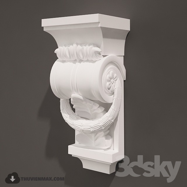 Holder Antique Style 4168 3DS Max - thumbnail 3