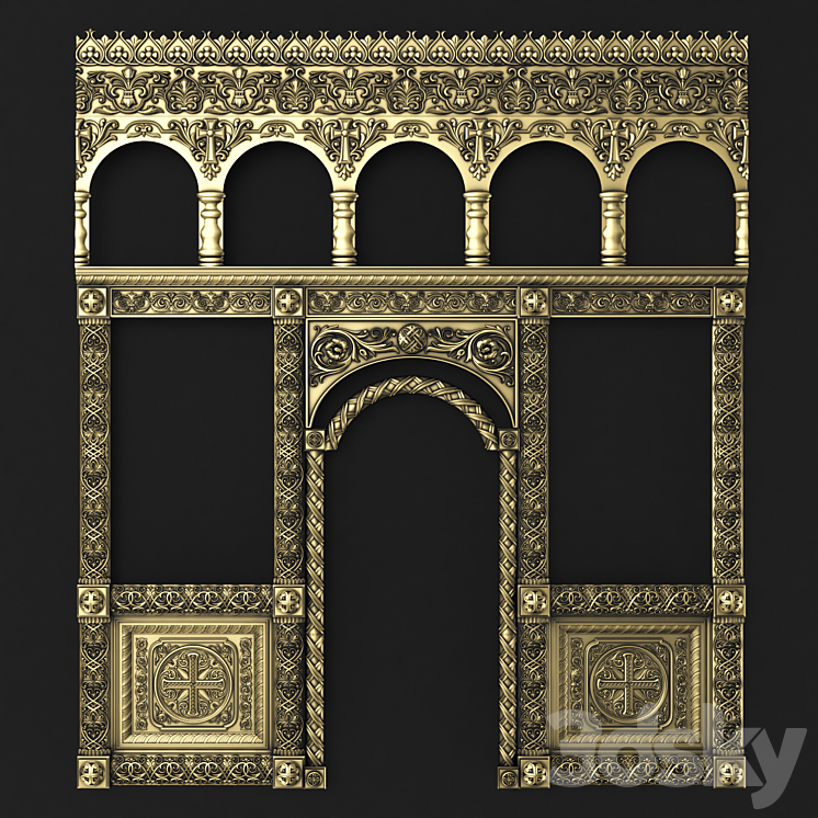 Iconostasis 3DS Max - thumbnail 1