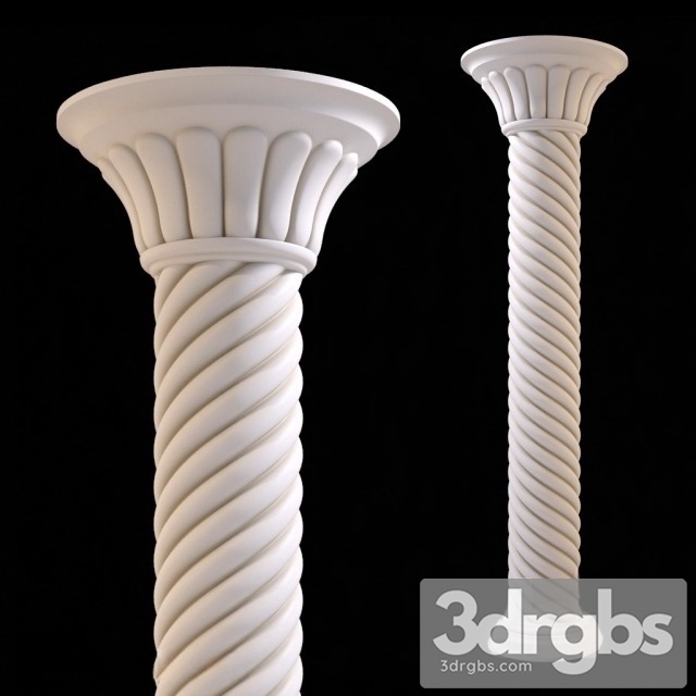 Indian Column 3dsmax Download - thumbnail 1