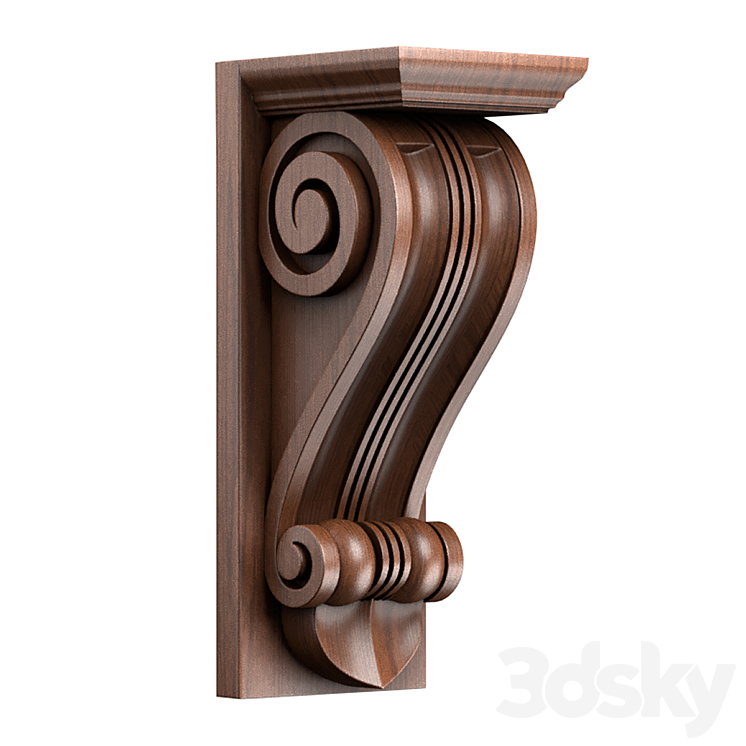 Kronstein wood 0505 3DS Max Model - thumbnail 1