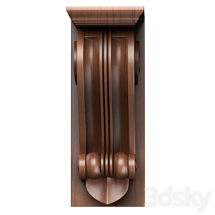 Kronstein wood 0505 3DS Max Model - thumbnail 2