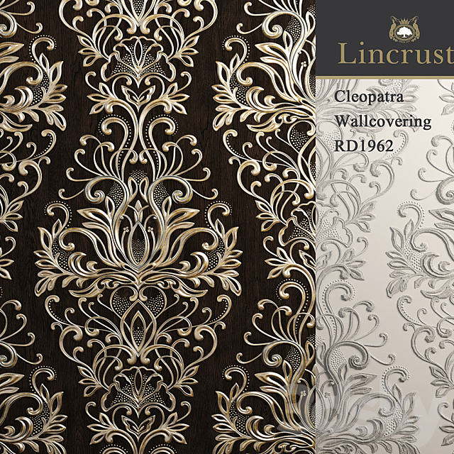 Lincrusta Cleopatra Wallcovering 3DSMax File - thumbnail 1