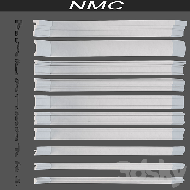 Moldings NMC 3DSMax File - thumbnail 1