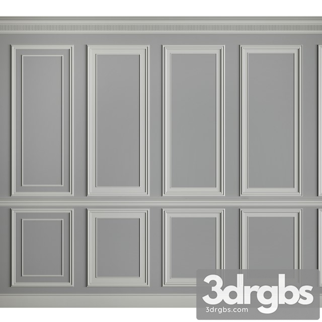 Moldings On The Walls 3dsmax Download - thumbnail 1