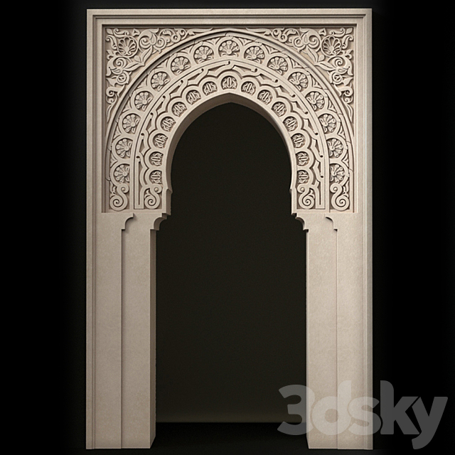 Moroccan Arch 3DSMax File - thumbnail 1