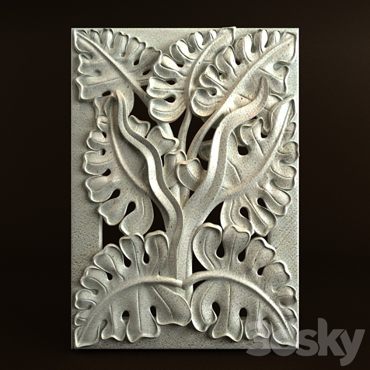 Nature Carving Ornament 022 3DS Max - thumbnail 1