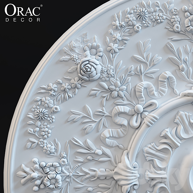 ORAC Decor R64 ceiling rose 3DS Max Model - thumbnail 2