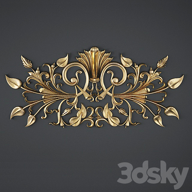 ornament model 3ds Max - thumbnail 1