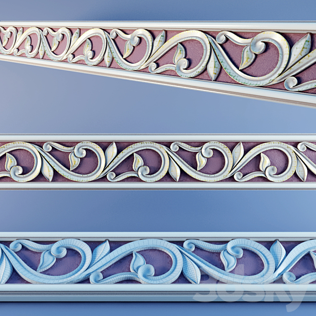 Ornament Number 2 3DS Max Model - thumbnail 1