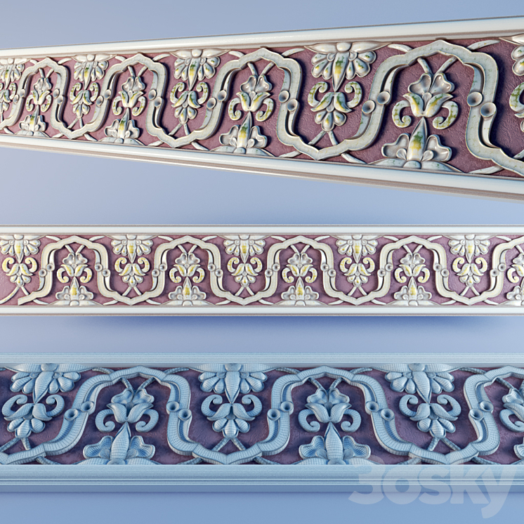 Ornament Number 7 3DS Max - thumbnail 1