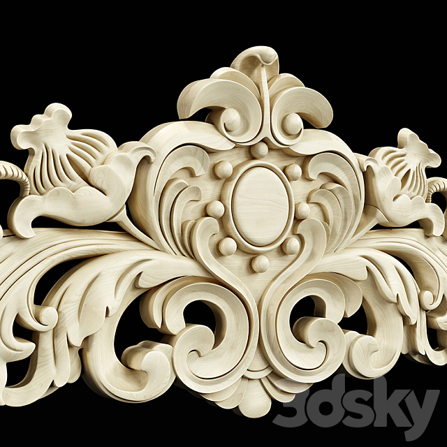 Ornament One 3DS Max Model - thumbnail 4