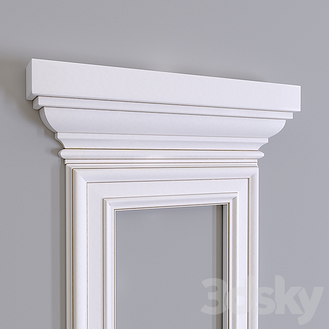 Pilaster Europlast. Capital: 1.21.005. Molding: 1.51.307. Base: 1.23.500 3DSMax File - thumbnail 2