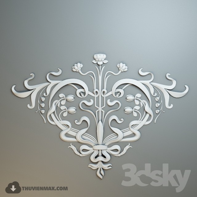 Plaster Ceiling Pattern 3DS Max - thumbnail 3